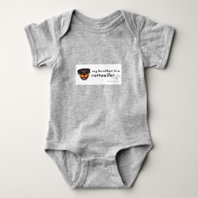 Body Para Bebê irmão podre (Frente)