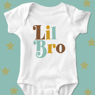 Body Para Bebê Irmãozinho Retro Conjunto Irmão