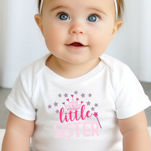 Body Para Bebê Irmãzinha Bebê Princesa Irmã