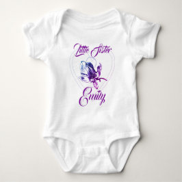 Body Para Bebê Irmãzinha Irmã Grande Orquídea