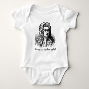 Body Para Bebê Isaac Newton - como o faça gostam d maçãs