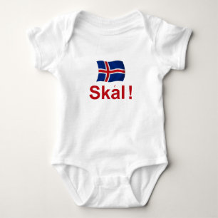 Body Para Bebê Islandês Skal! (Elogios)