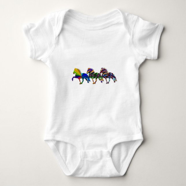 Body Para Bebê Islandeses Selvagens (Frente)