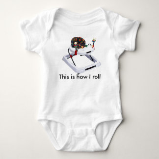 Body Para Bebê Isto é como eu rolo o bebê