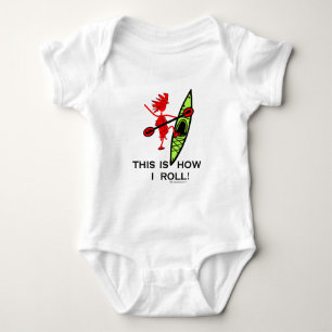 Body Para Bebê Isto é como eu rolo (o caiaque)