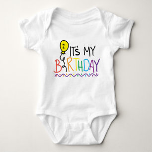 Body Para Bebê It' s my firts birthday
