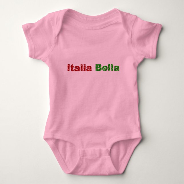 Body Para Bebê Italia_ (Frente)