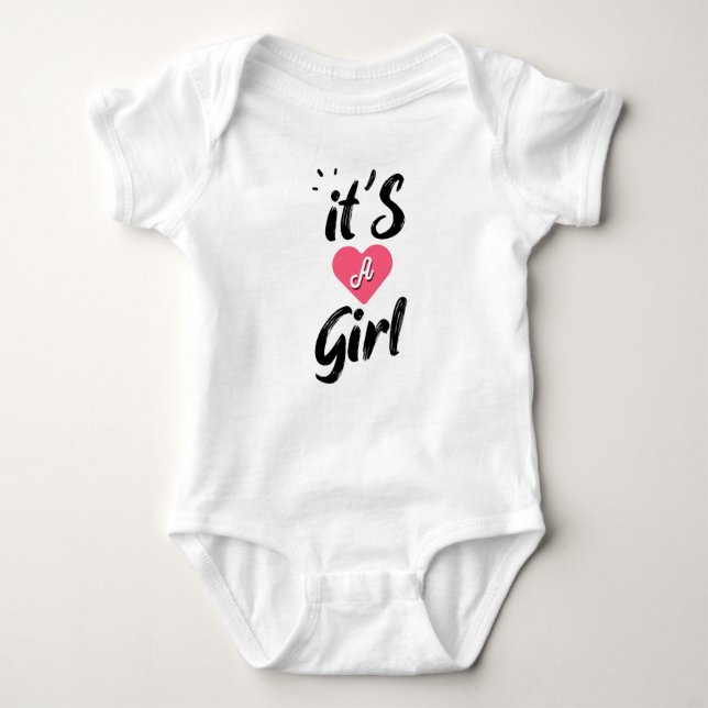 Body Para Bebê It's a girl (Frente)