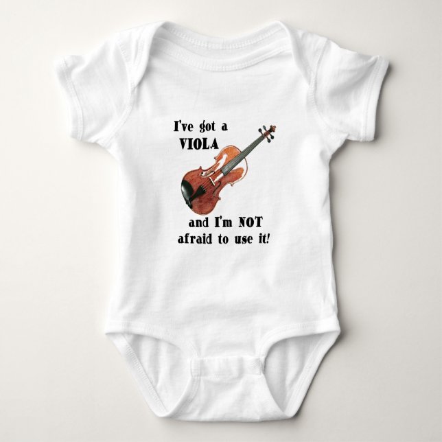 Body Para Bebê I've obteve uma viola (Frente)