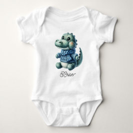 Body Para Bebê Jacaré Fofo