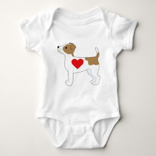 Body Para Bebê Jack Russell Terrier