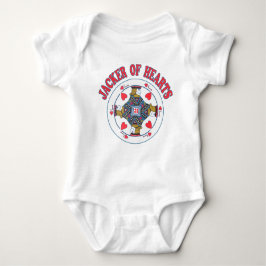 Body Para Bebê Jacker of Hearts Baby Bodydress
