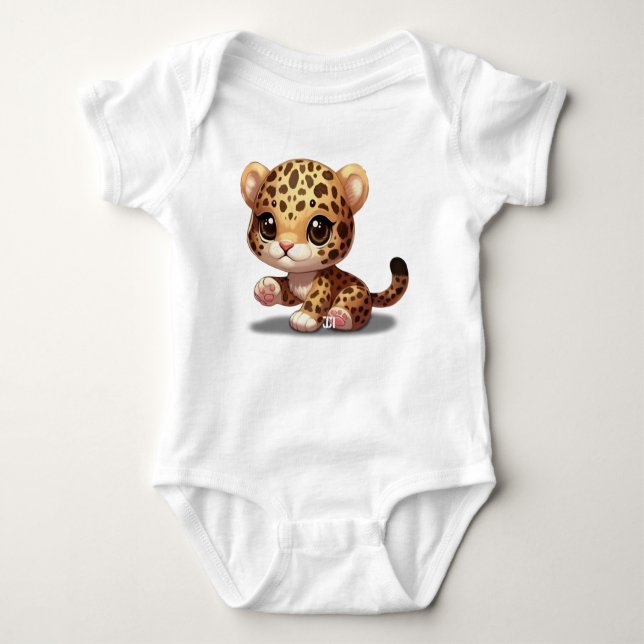 Body Para Bebê Jaguar - Panthera onca (Frente)