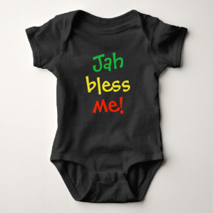 Body Para Bebê Jah abençoa-me t-shirt do bebê