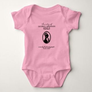 Body Para Bebê Jane Austen Society of Obstinate Headstrong Girls