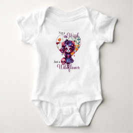 Body Para Bebê Jardim Roxo Blooming