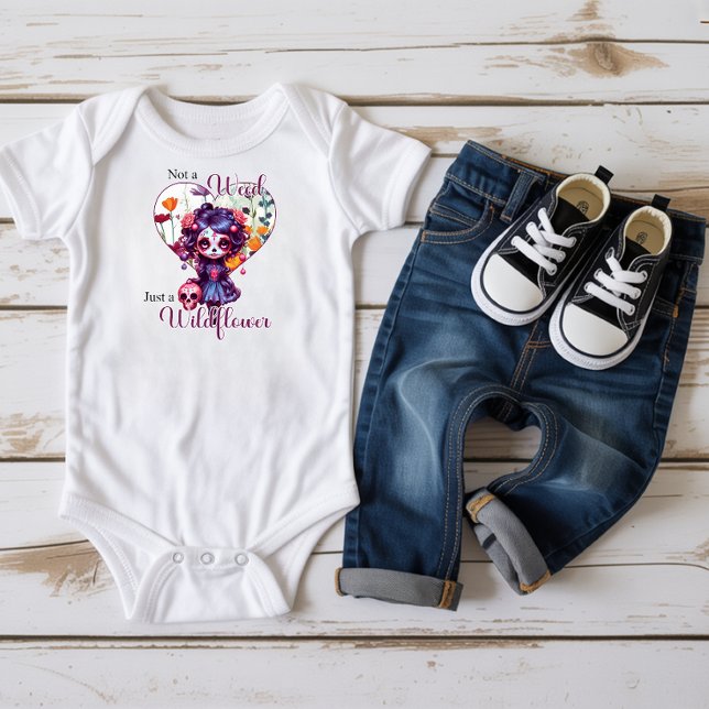 Body Para Bebê Jardim Roxo Florido (Criador carregado)