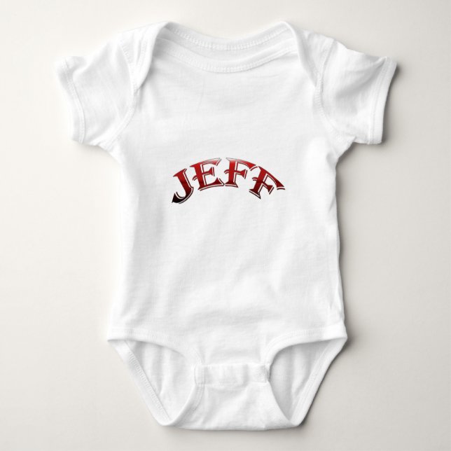BODY PARA BEBÊ JEFF (Frente)