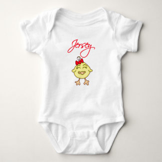 Body Para Bebê Jersey Chickie Baby