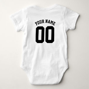 Body Para Bebê Jersey de esporte personalizado