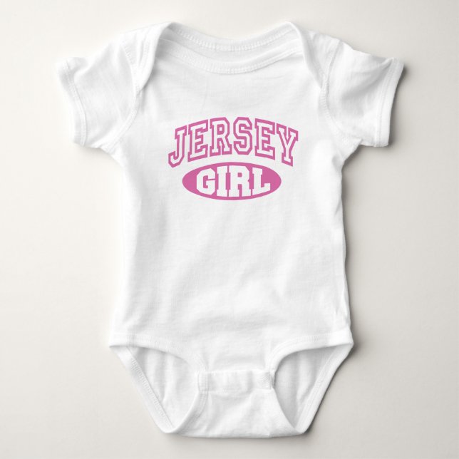 Body Para Bebê Jersey Girl (Frente)