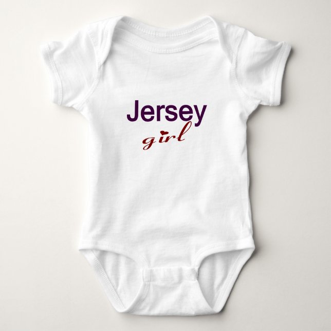 Body Para Bebê Jersey Girl (Frente)