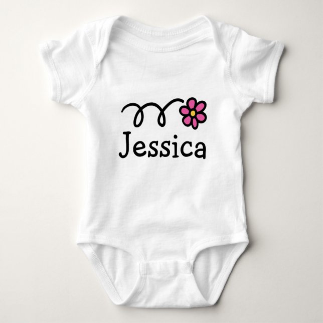 Body Para Bebê Jessica T-Shirt (Frente)