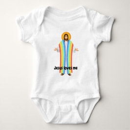 Body Para Bebê Jesus ama-me a roupa de bebê