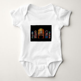 Body Para Bebê jesus de vidro colorido