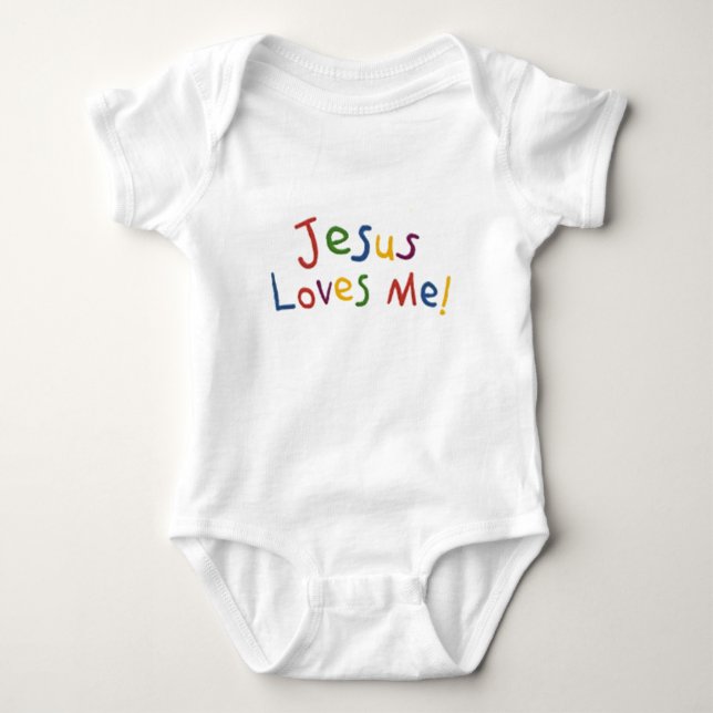 Body Para Bebê jesus loveT-Shirt (Frente)
