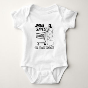 BODY PARA BEBÊ JESUS SALVAR EM SEXTA-FEIRA PRETA - .PNG