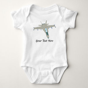 Body Para Bebê Jet Fighter F18 Hornet Design