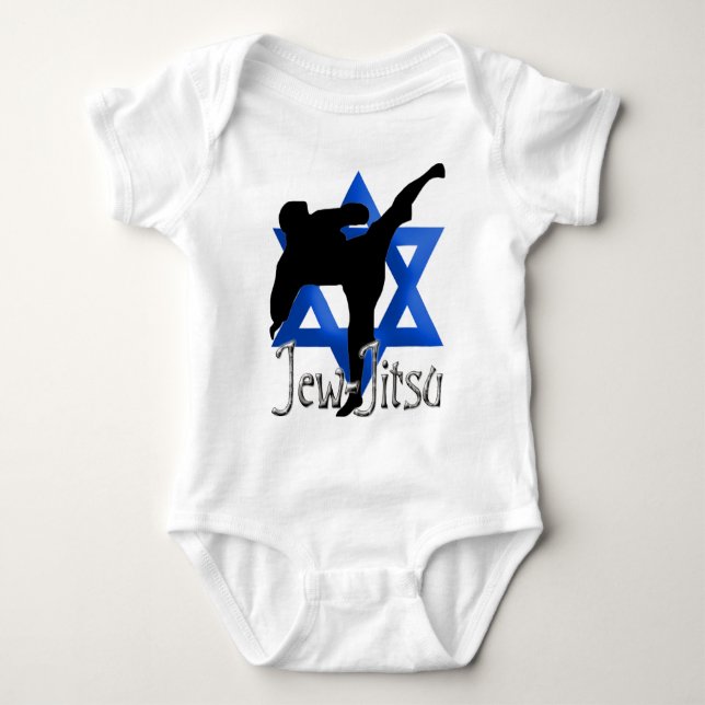 Body Para Bebê Jew Jitsu (Frente)