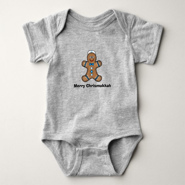 Body Para Bebê Jewish Gingercake Man Baby T-Shirt (Frente)