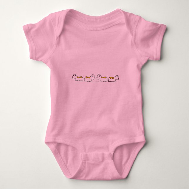 Body Para Bebê Jihn Dancing Criança Creeper (Frente)