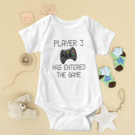 Body Para Bebê Jogador 3 Entrou No Jogo Humor de Gamer