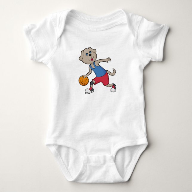 Body Para Bebê Jogador de basquetebol (Frente)