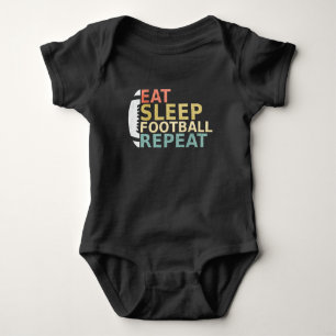 Body Para Bebê Jogador de futebol come futebol