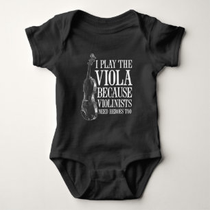 Body Para Bebê Jogador De Viola Engraçado Porque Violinistas Pre