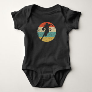 Body Para Bebê Jogadora de Futebol Americano Feminino Retro Sp