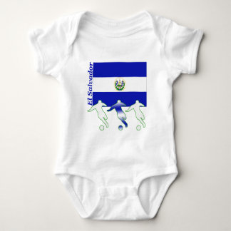 Body Para Bebê Jogadores de futebol - El Salvador