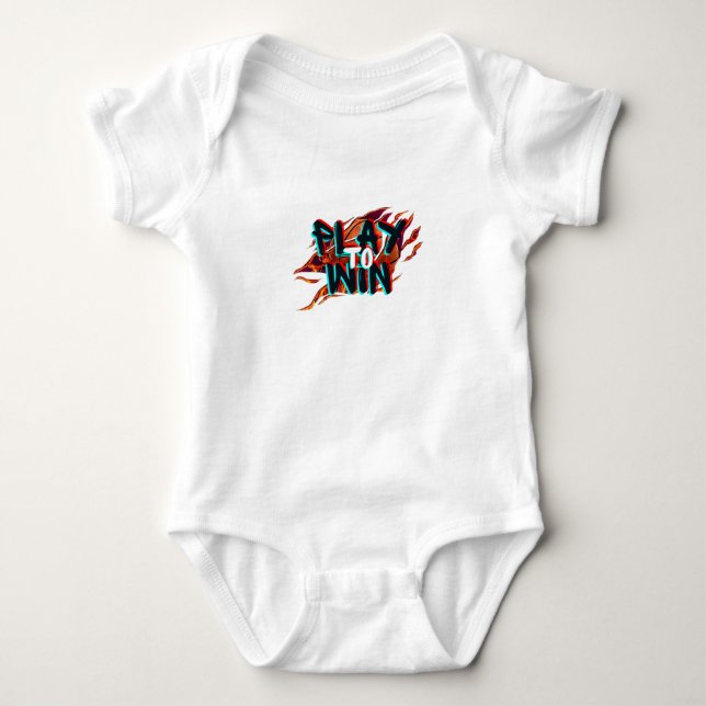 Body Para Bebê jogar para ganhar (Frente)