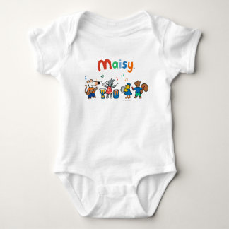 Body Para Bebê Jogo de Maisy e de amigos na banda