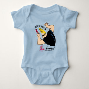 Body Para Bebê Johnny Bravo Comb - Não toque no cabelo!