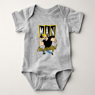 Body Para Bebê Johnny Bravo - Homem, estou Bonito