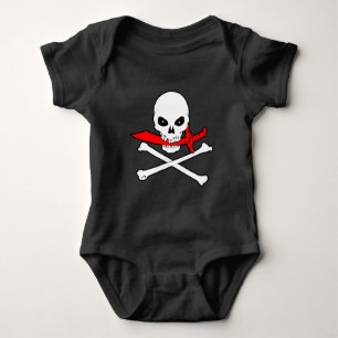 Body Para Bebê Jolly Roger (Cutlass)