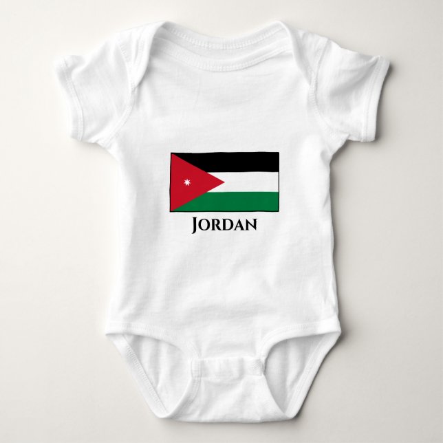 Body Para Bebê Jordan Flag (Frente)