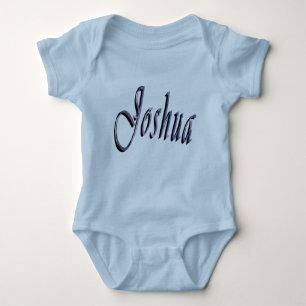 Body Para Bebê Joshua, nome dos rapazes, Bebês, roupa azul