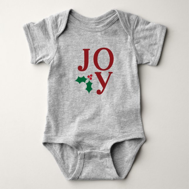 Body Para Bebê JOY Natal (Frente)