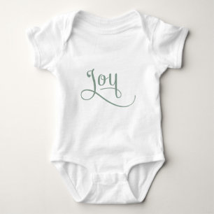 Body Para Bebê Joy Script Sage
